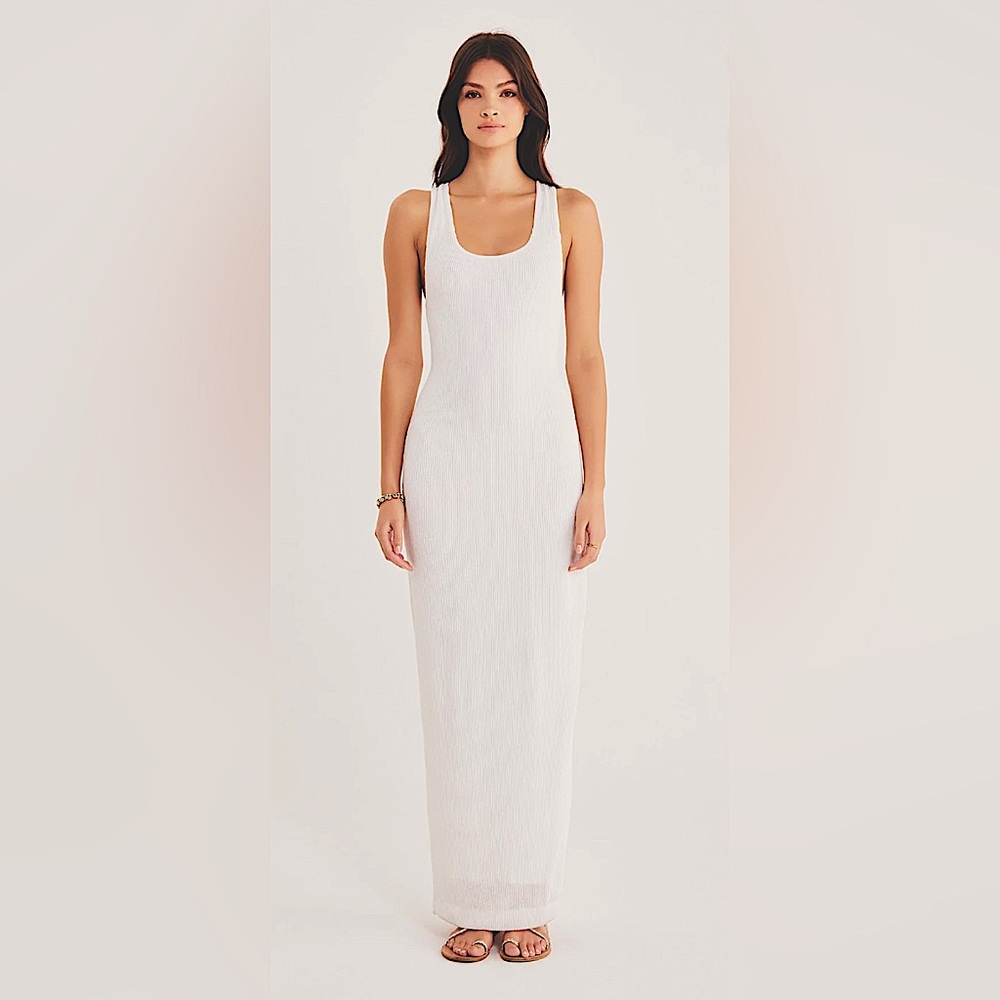rebel sugar white maxi summer dress